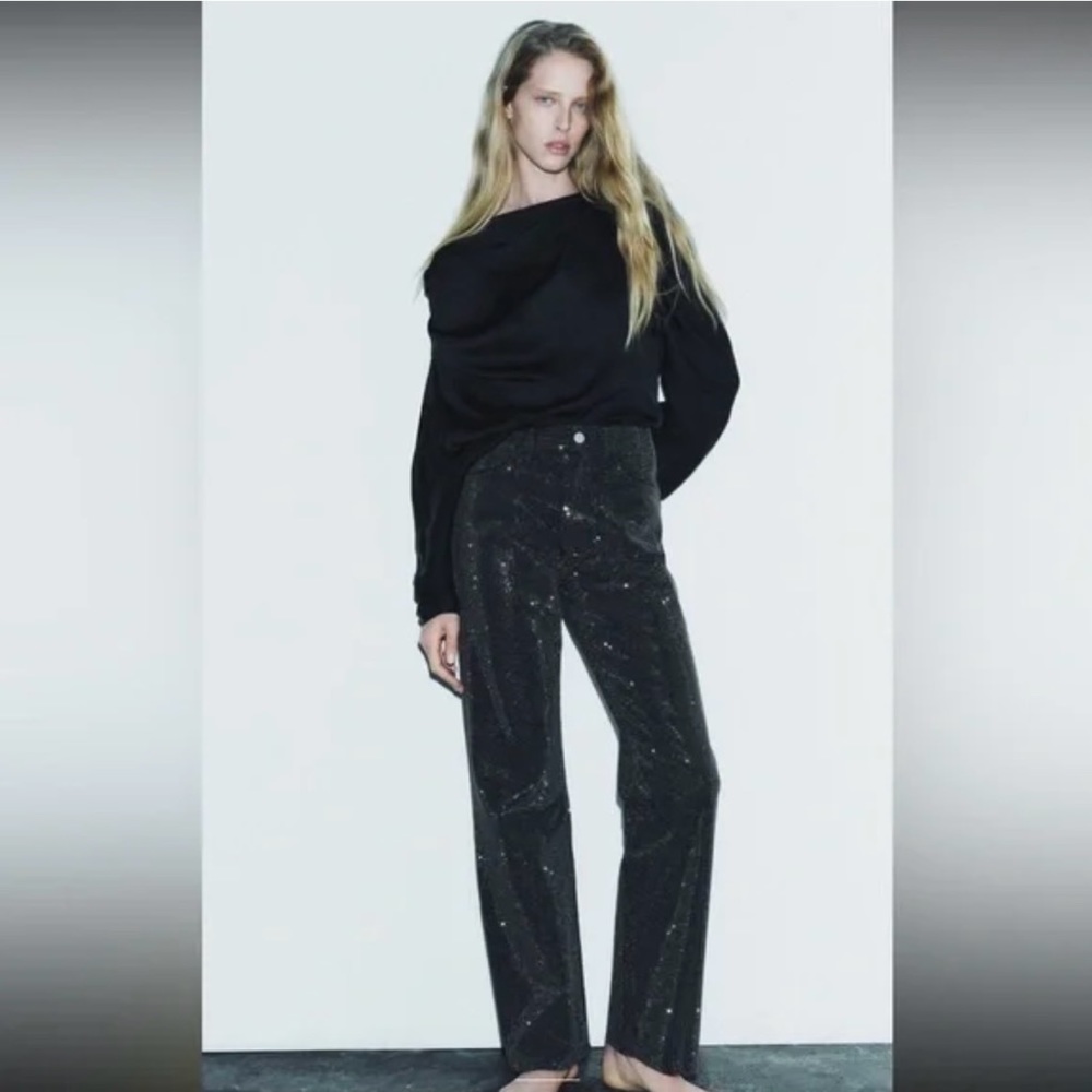 Zara Rhinestone Pants